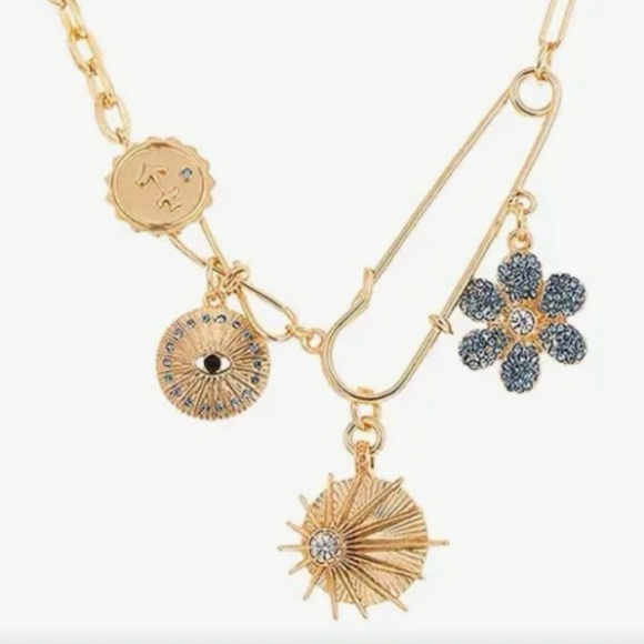 💎  Evil Eye Paperclip Necklace - Picture 4 of 7